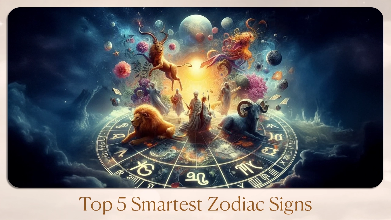 Top 5 smartest zodiac signs
